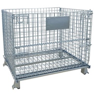 【TikTok】#Express Sorting Basket Folding Storage Rack Iron Frame Butterfly Cage Table Trolley Non-Airtight Crate Cage Iro