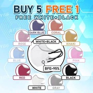 Mask Duckbill mask 3D/4D/5D/6D BUY 5 FREE 1Disposable Mask Face Mask non Medical Mask 10pcs Face Mas