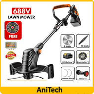 [READY STOCK] SONCO 688V Battery Cordless Grass Trimmer H/D Lawn Mower Electric Mesin Rumput Pemoton