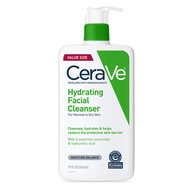 CeraVe Hydrating Facial Cleanser | Moisturizing Face Wash For Dry Skin | Hyaluronic Acid + Ceramides