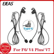 1Pcs Type-C USB C In-ear Referee Earphone For New Type-C EJEAS V6C pro+  V4C Plus Intercoms