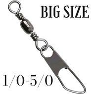 【S3】10pcs TOMAN Big SIZE swivel umpan katak swivel pin mancing