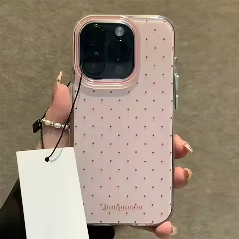 Pink Polka Dot Design Phone Case for Tecno Spark 30c 20c 10 Go Camon 40 30 20 itel A60 A70 A48 RS4 P