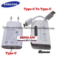 Charger S4msung A23 M23 M33 F23 5G Super Fast Charging Type C To Type C