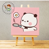 DIY PAINT BY NUMBER 20X20 SUGAR CANVAS PAINTING/