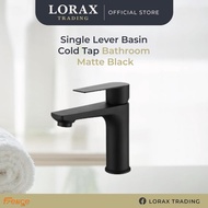 FLE 2312 /B : Single lever basin Cold Tap ( Black)
