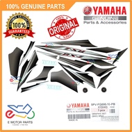 RXZ STRIPE RXZ STICKER RXZ GRAPHIC 5PV3 SMX HITAM SKALA BODY STICKER DECAL [100% ORIGINAL YAMAHA] - 