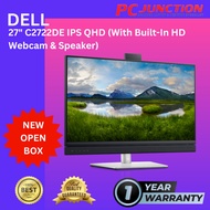 DELL 27" C2722DE IPS QHD (With Built-In HD Webcam & Speaker)