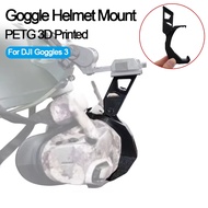 1PCS For DJI Goggles 3 (G3) Tactical Helmet Mount PETG 3D Printed Holder Angle Adjustable Bracket Co