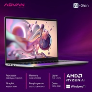 Advan AI GEN Ryzen 7 8845HS 16GB 512GB Radeon 780M FHD IPS Laptop 100% sRGB WIN11