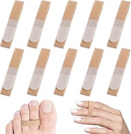 JFHNMLW 10 Pcs Buddy Tape Finger Straps, Hook and Loop Splint for Finger Buddy Straps, Index Finger