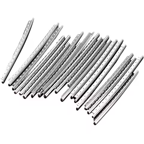 20Pcs 2.2mm Guitar Fret Wire Stainless Steel Small Size Space Saving Fret Wires for Easy Installatio