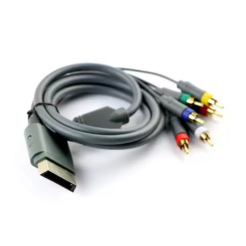 1pc For Microsoft XBOX360 Xbox 360 HD TV Component Composite Cord AV Audio Video Cable Console