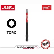 MATA Milwaukee SHOCKWAVE TORX 3.5 In Screwdriver Bit. Star Key
