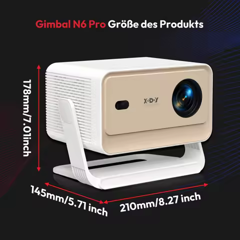 XGODY 4K Projector Netflix Official Android Full hd Beamer 1080P Projector Whale OS Dual Wifi 700 AN