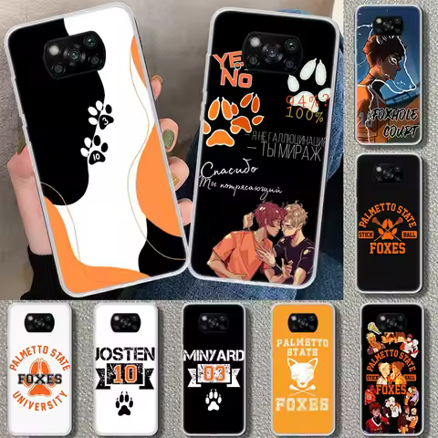 Andreil All For The Game Palmetto State Foxes Phone Case Cover for Xiaomi Poco X6 X5 X7 Pro F7 Ultra
