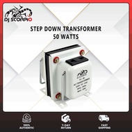 STEP DOWN TRANSFORMER (DJ SCORPIO) - 50 Watts to 1500 Watts Available AC Transformer 220V to 110V