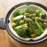 日本長谷園伊賀燒 小酒館蒸煮鍋(黑)