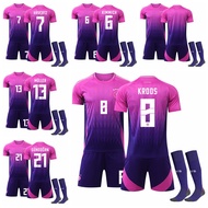 2024-25 Germany UEFA European Football Championship Away Kids Jersey Kit Kimmich Havertz Kroos Mulle