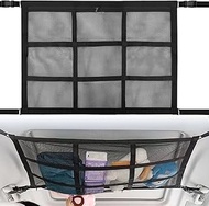 XINFAQAQ Car Luggage Net, Universal Car Roof Luggage Net Cover, Car Net Roof Liner, 80 x 54 cm for F