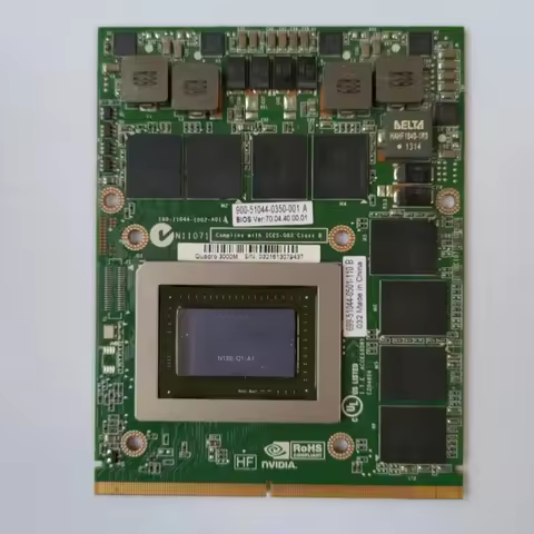 Quadro 3000M Q3000M VGA GPU Graphics Video Card for Dell M6600 M6700 M6800 HP 8760W 8770W 8740W N12E