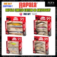[IGFA] RAPALA 90 Years Lure Kit Limited Edition Gewang Rapala Lure Rapala Limited Edition