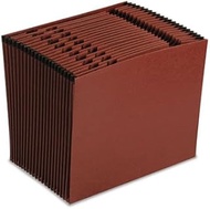 21-Pocket Expand File, A-Z, LTR, 13-1/8 quot;x2-7/8 quot;x10-5/8 quot, Red