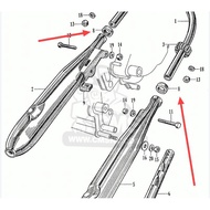 C92/CA92/C95/CA95 Exhaust connect Rubber.Nos JAPAN Parts.⭐