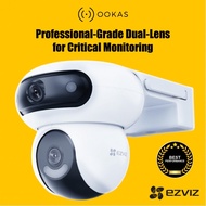 EZVIZ H90 Dual 4MP+4MP 2K+ | AI Dual-Lens Pan Tilt Pro-Level WiFi Camera | Human/Vehicle Detection|W