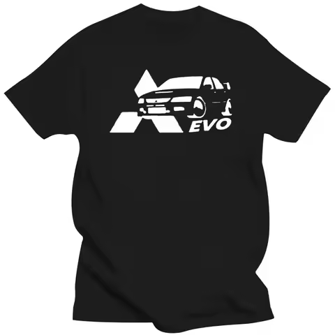 Male Brand T Shirt Evo Car Evolution Lancer 4G63 IX VIII 8 9 Tee Shirt42024 New Fashion Brand Print 