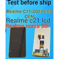 Realme C11 2021 OEM LCD C21 LCD NORZA 50i LCD