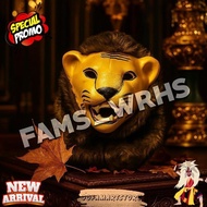 Tiger Mask for Adults and Children Brown and White Children's Toys Af 1