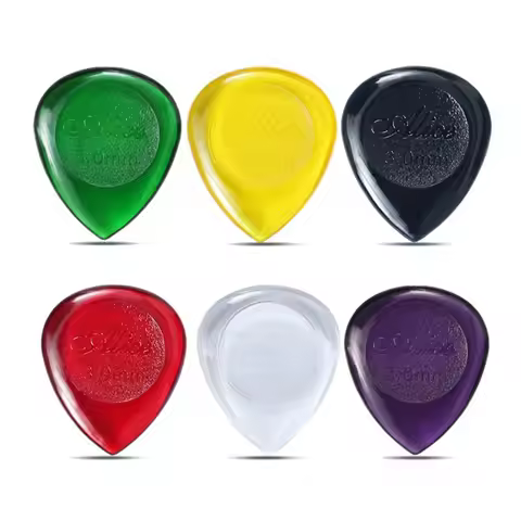 6Pcs Alice Stubby Guitar Picks ABS Plectrums Large Stubbies Big Thickness 1mm 2mm 3mm Guitar Pick Gu