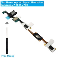 SAMSUNG J7 2015 J700 FLEKSIBEL HANDSFREE HOME BUTTON | SUKU CADANG HANDPHONE