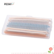 PEONYSG 525pcs Resistors Assortment Kit, 17 Values 0.25W Resistor Kit, Electrical Resistors Set Asso