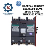 GE HI-BREAK CIRCUIT BREAKER FRAME 250A 3 POLE  THJK436250WLX