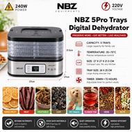 NBZ 5 Tray Dehydrator BPA Free Dryer Fruit Dryer Food Dryer Food Dehydrators Machine mesin Pengering