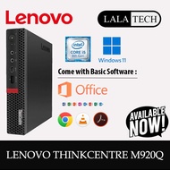 LENOVO M920Q TINY THINKCENTRE PC DESKTOP I5-8500T 8GB 16GB RAM / 120GB 240GB 512GB SSD WINDOWS 11PRO