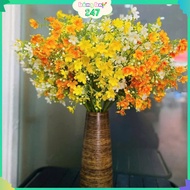 Combo 5/10 Apricot Branches 65cm High - High Quality Silk Flowers in All Colors to Decorate Restaura