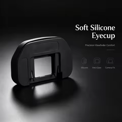 Soft Silicone EB Eyecup Replacement for Canon 90D 80D 70D 60D 50D 5D 6D Mark II Anti-Glare Viewfinde