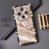 1533 Latest OPPO FIND X8 Softcase 2024 - Flexible rubber material - Flower Motif - Latest OPPO FIND 