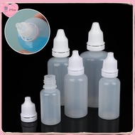 【Z*Star】 5Pcs 3/5/10/15/20/30/50/100ml Empty Plastic Dropper Bottle Paint Beauty Oil Ink Squeezable 