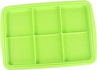 Yardwe Growing Trays Bean Sprout Grower Pallets Sprouter Germinator Start Tray 2 Tier Tray Rectangle Tray Garden Hydroponics Tray Germination Veggie Tray Growing Vegetable Wheatgrass