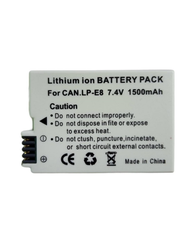 BATTERY LP-E8 แบตเตอรี่แคนนอน EOS 550D,600D,650D,700D Canon Battery (0012)