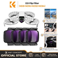 K&F Concept Drone Flip Filter for DJI -UV, CPL, ND8,16,32,64 Ultra-HD & Lightweight Anti-reflective
