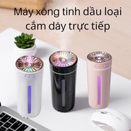(hàng không dây USB Aroma) Máy Xông Tinh Dầu đèn led khử mùi xe hơi Humidifier để trong ô tô và bàn