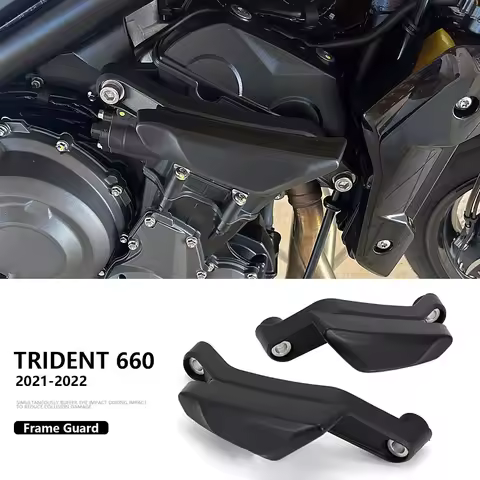 For Trident 660 2021-2022 For Trident660 Frame slider Crash Protector Fairing Guard Crash Pad Protec