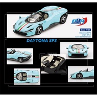 BBR 1:64 Daytona SP3 Light Blue Diecast model car