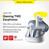 Baseus AeQur G10 Gaming Wireless Earphone 25ms Low Latency A+C Dual-Connection Headphone Bluetooth 5.3 Spatial Audio TWS Earbuds