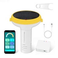 7-in-1 Pool Water Analyzer with For Tuya App Support pH Salt CL ORP Conductivity
